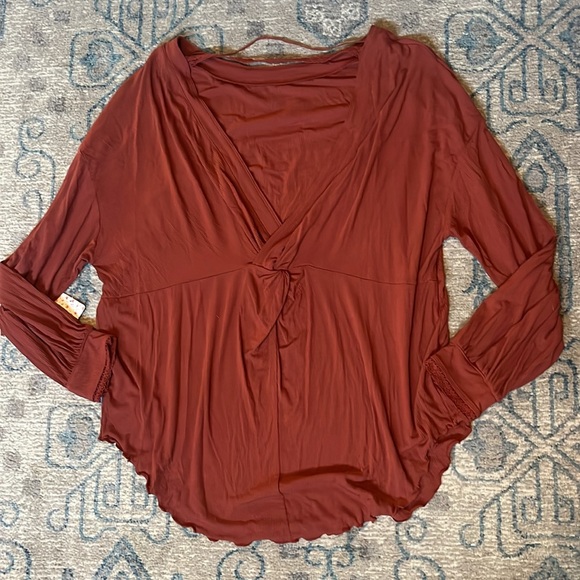 BNWT Free People Cowboy Long Sleeved Blouse - Picture 5 of 7